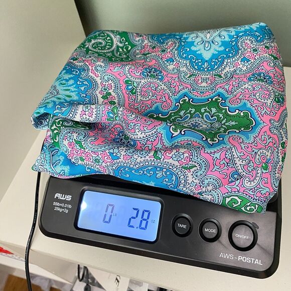 Talbots Top Womens Petite Small Paisley Lightweight Cross Back Colorful Blouse - Picture 8 of 8